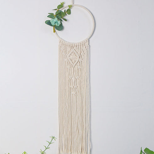 **Tapiz Bohemio Simple Hecho a Mano – Tejido Decorativo para Hogar, Sala de Estar y Tienda
